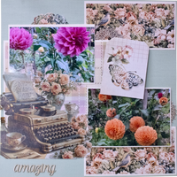 My Happy Place Double Layout Scrapbook Kit - Afternoon in the Park