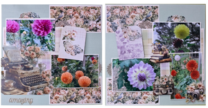 My Happy Place Double Layout Scrapbook Kit - Afternoon in the Park