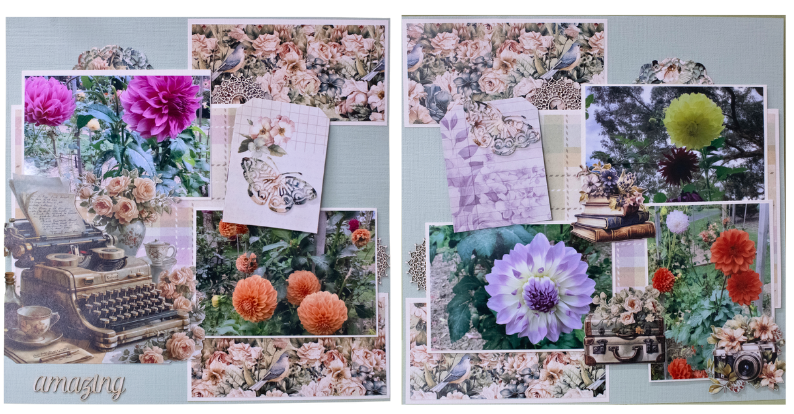 My Happy Place Double Layout Scrapbook Kit - Afternoon in the Park