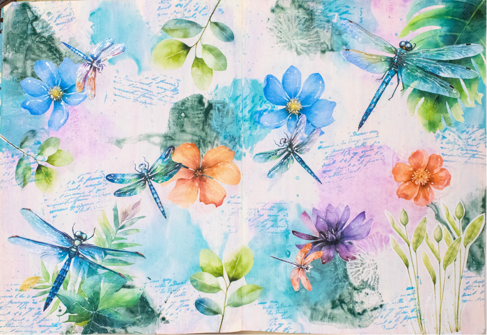 Wednesday 3rd September 2025 - Dance of the Dragonflies Art Journal - 9.30am-12.30pm