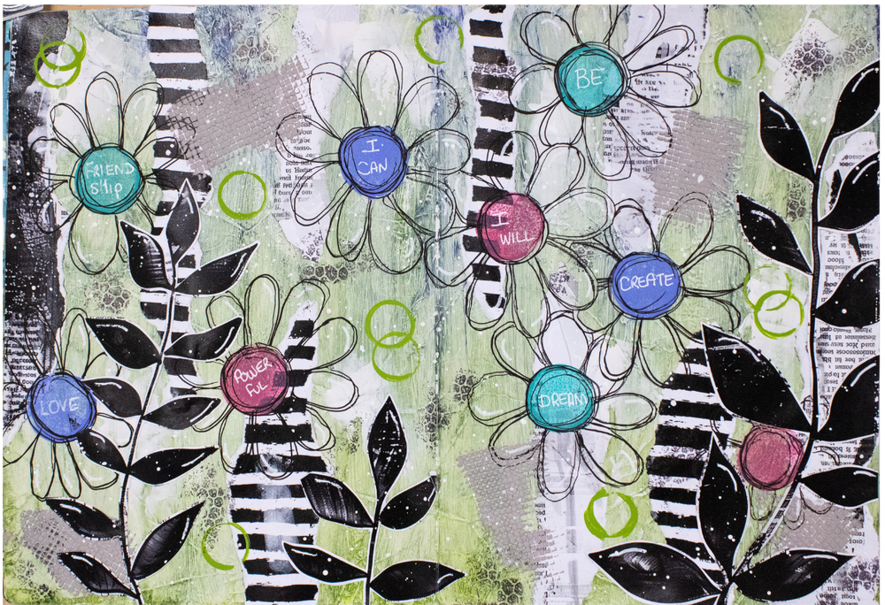 Wednesday 1st October 2025 - Flower Power Art Journal - 9.30am-12.30pm