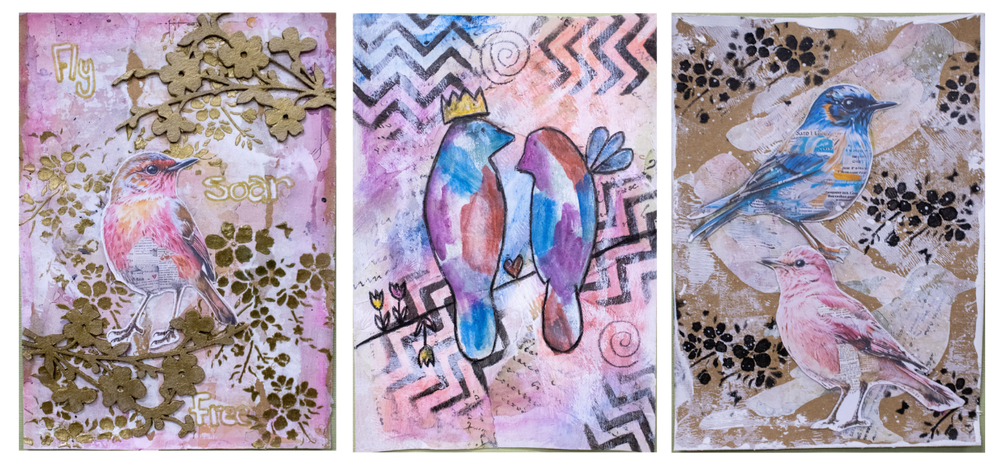 Friday 3rd October 2025 - Mixed Media Backgrounds - 10am-12pm