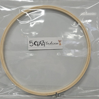 5 Crazy Ladies Wooden Hoop 10.5"