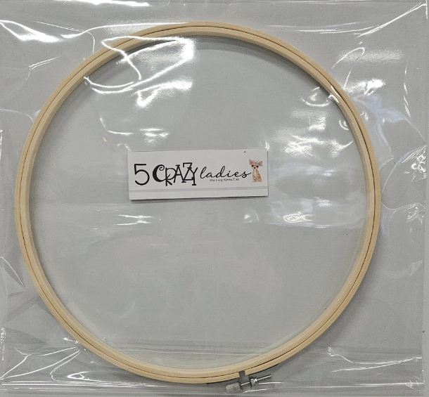 5 Crazy Ladies Wooden Hoop 10.5