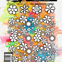 Visible Image Stamp Set - Flower Power