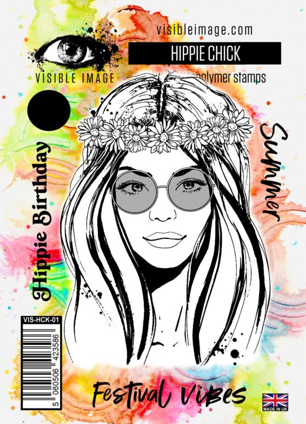 Visible Image Stamp Set - Hippie Chick