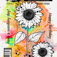 Visible Image Stamp Set - Sunflower Grunge