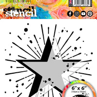 Visible Image Stencil - Super Star