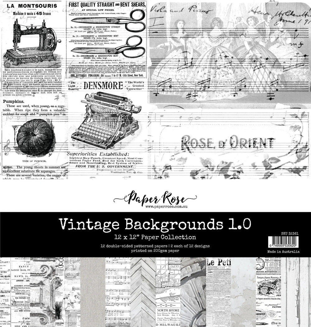 Paper Rose Vintage Backgrounds 1.0 12