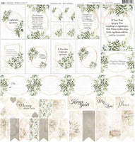 13@rts 12" x 12" Patterned Paper - Beautiful Moments - Wedding Day Best Wishes
