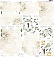 13@rts 12" x 12" Patterned Paper - Beautiful Moments - Wedding Day Templates and Elements
