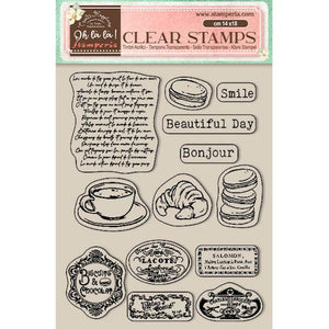 Stamperia Stamp Set - Create Happiness: Oh La La Labels