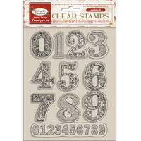 Stamperia Acrylic Stamp - Gear Up for Christmas - Numbers
