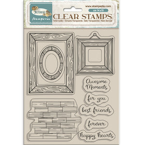 Stamperia Acrylic Stamp 14x18cm - Alterego - Frames