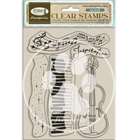 Stamperia Acrylic Stamp 14x18cm - Music - Violin
