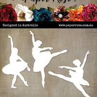 Paper Rose Die Set - Ballerina Trio 2