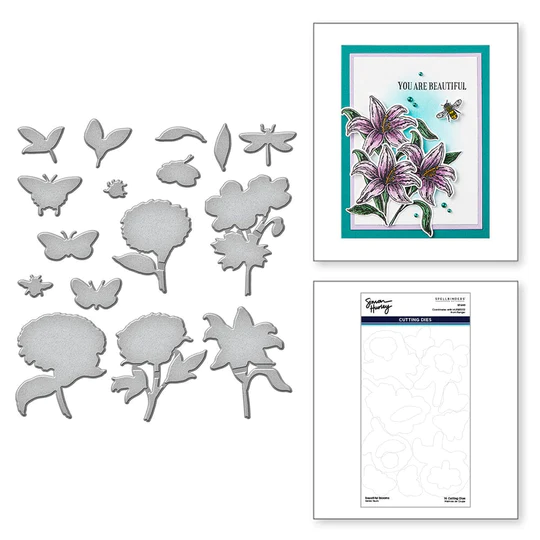 Simon Hurley - Spellbinders Die Set - Beautiful Blooms