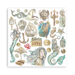 Stamperia Paper Pack 12" x 12" - Songs of the Sea