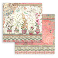 Stamperia Paper Pack 12" x 12" - Orchids and Cats
