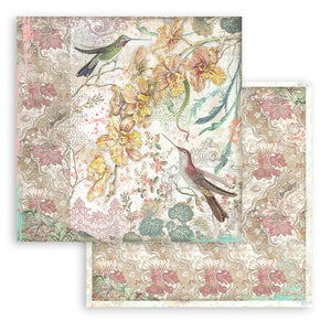 Stamperia Paper Pack 12" x 12" - Orchids and Cats