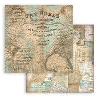 Stamperia Paper Pack 8" x 8" - Around the World
