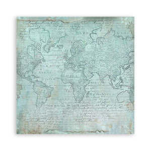 Stamperia Fabric - Around The World