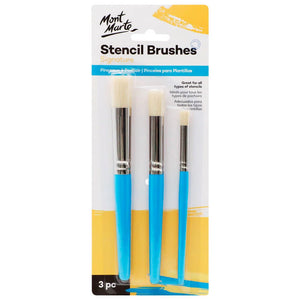 Mont Marte Signature Stencil Brushes (3pk)