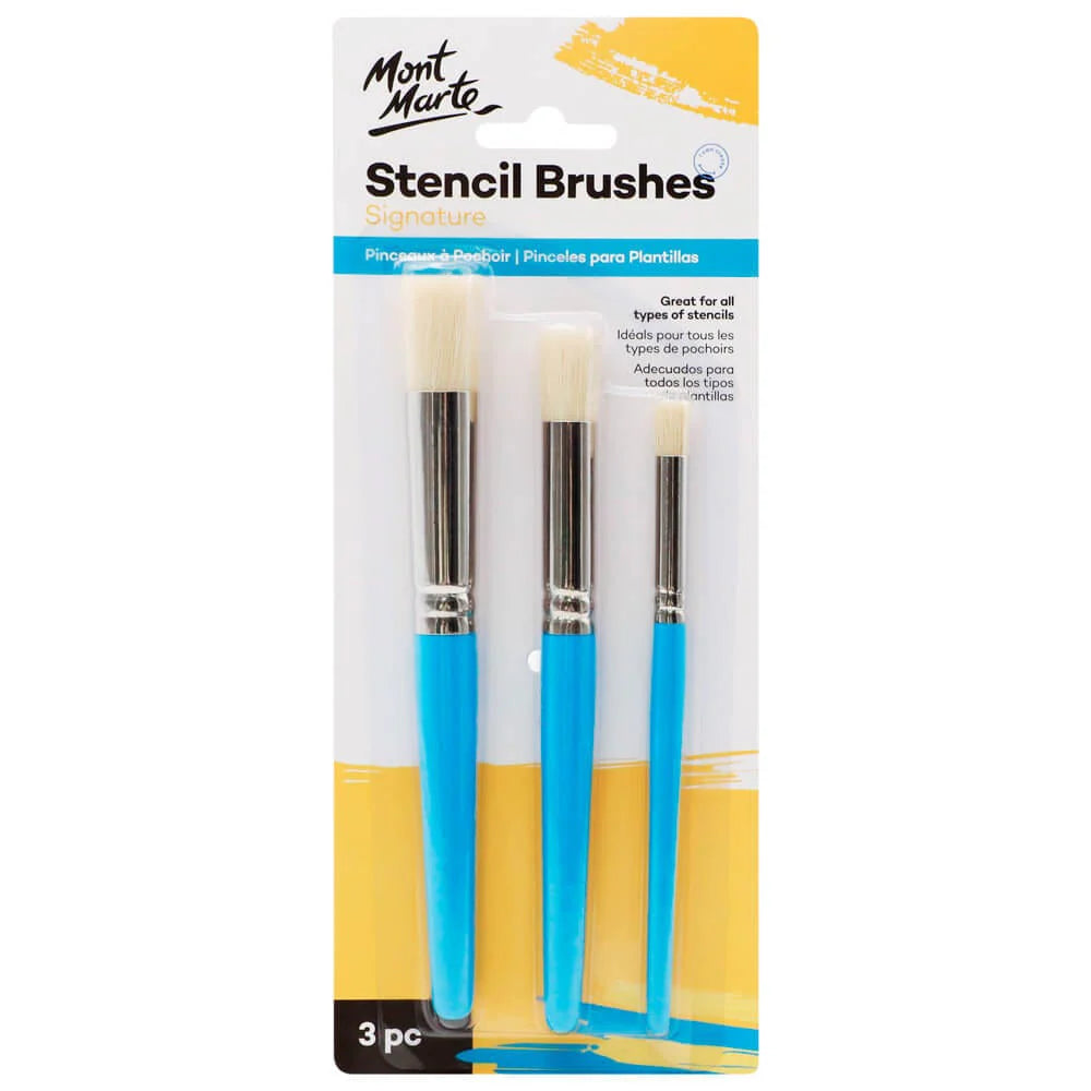 Mont Marte Signature Stencil Brushes (3pk)