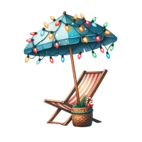 5 Crazy Ladies Stickers - Tropical Christmas