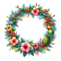 5 Crazy Ladies Stickers - Tropical Christmas