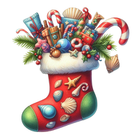 5 Crazy Ladies Stickers - Tropical Christmas