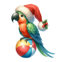 5 Crazy Ladies Stickers - Tropical Christmas