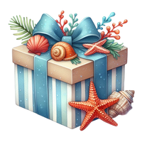 5 Crazy Ladies Stickers - Tropical Christmas
