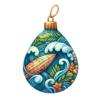 5 Crazy Ladies Stickers - Tropical Christmas