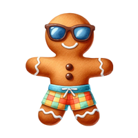 5 Crazy Ladies Stickers - Tropical Christmas
