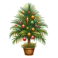 5 Crazy Ladies Stickers - Tropical Christmas
