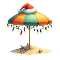 5 Crazy Ladies Stickers - Tropical Christmas
