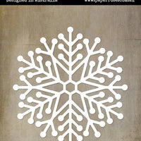 Paper Rose Die - Snowflake Set 1