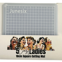 5 Crazy Ladies - Cutting Mat (10cm square)