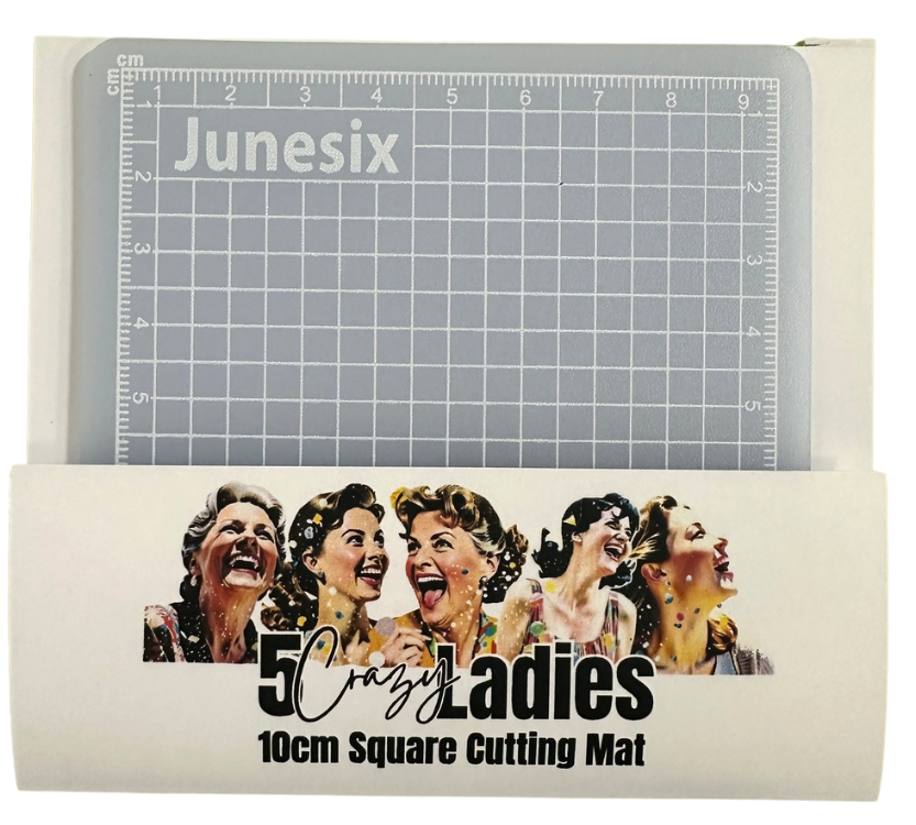 5 Crazy Ladies - Cutting Mat (10cm square)
