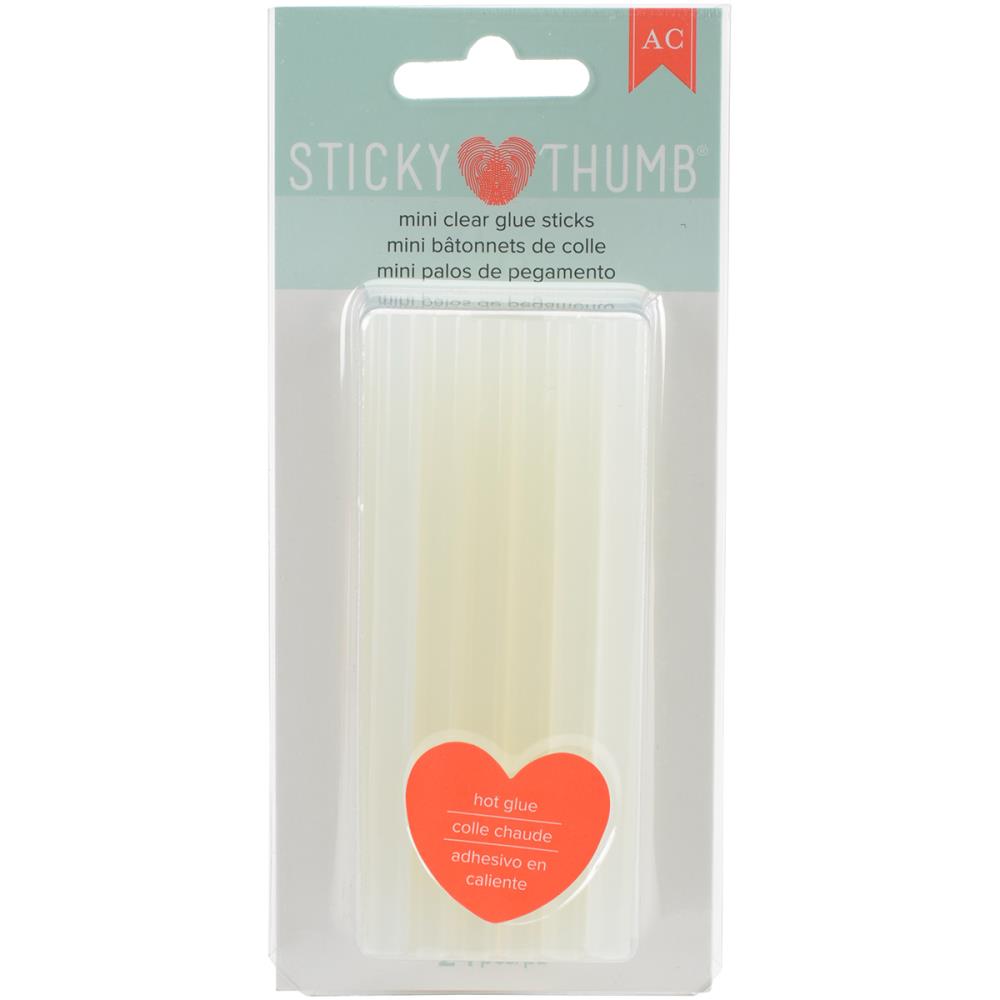 AC Sticky Thumb Glue Sticks - Mini Clear 24 pcs