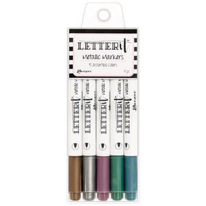 Letter It Pen Set - Metallic Markers (5pcs)