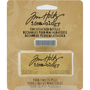 Tim Holtz Tiny Attacher Refill Staples .25" 1,550/Pkg