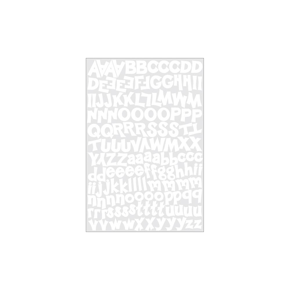 Karen Foster Stickers - Alphabet Funky White