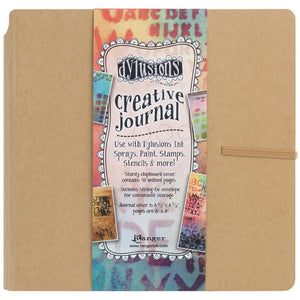 Dylusions Journal - 8 5/8 x 8 5/8 White Paper