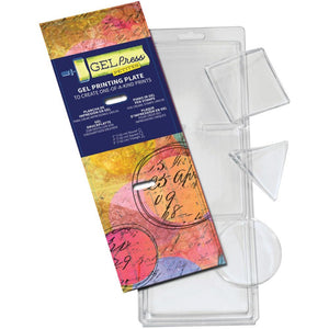 Gel Press Gel Plate Set - Petites Circle, Tri, Square