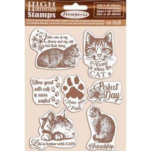 Stamperia Stamp Set - Orchids and Cats