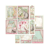 Stamperia Paper Pack 8" x 8" - Orchids and Cats