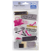 Paper House 3D Stickers - Shopping Girls