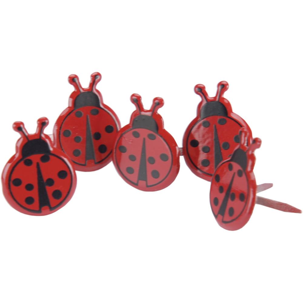 Eyelet Outlet Brads - Lady Bugs